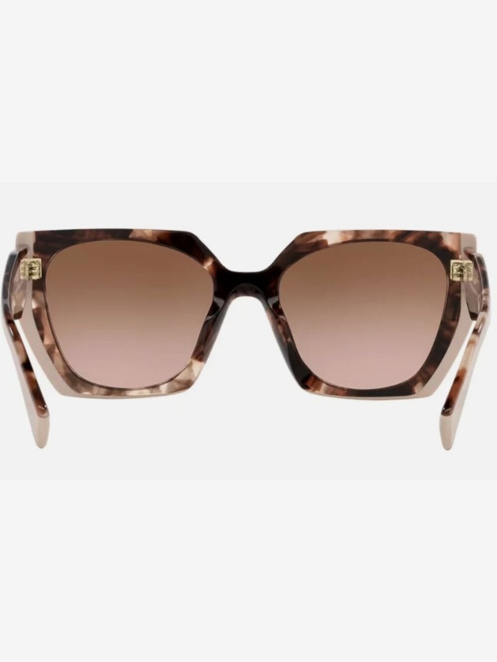 Prada Women's Sunglasses, model PR 15WS, in the Tortoise Caramel/Powder colorway - Picture 3 of 12
